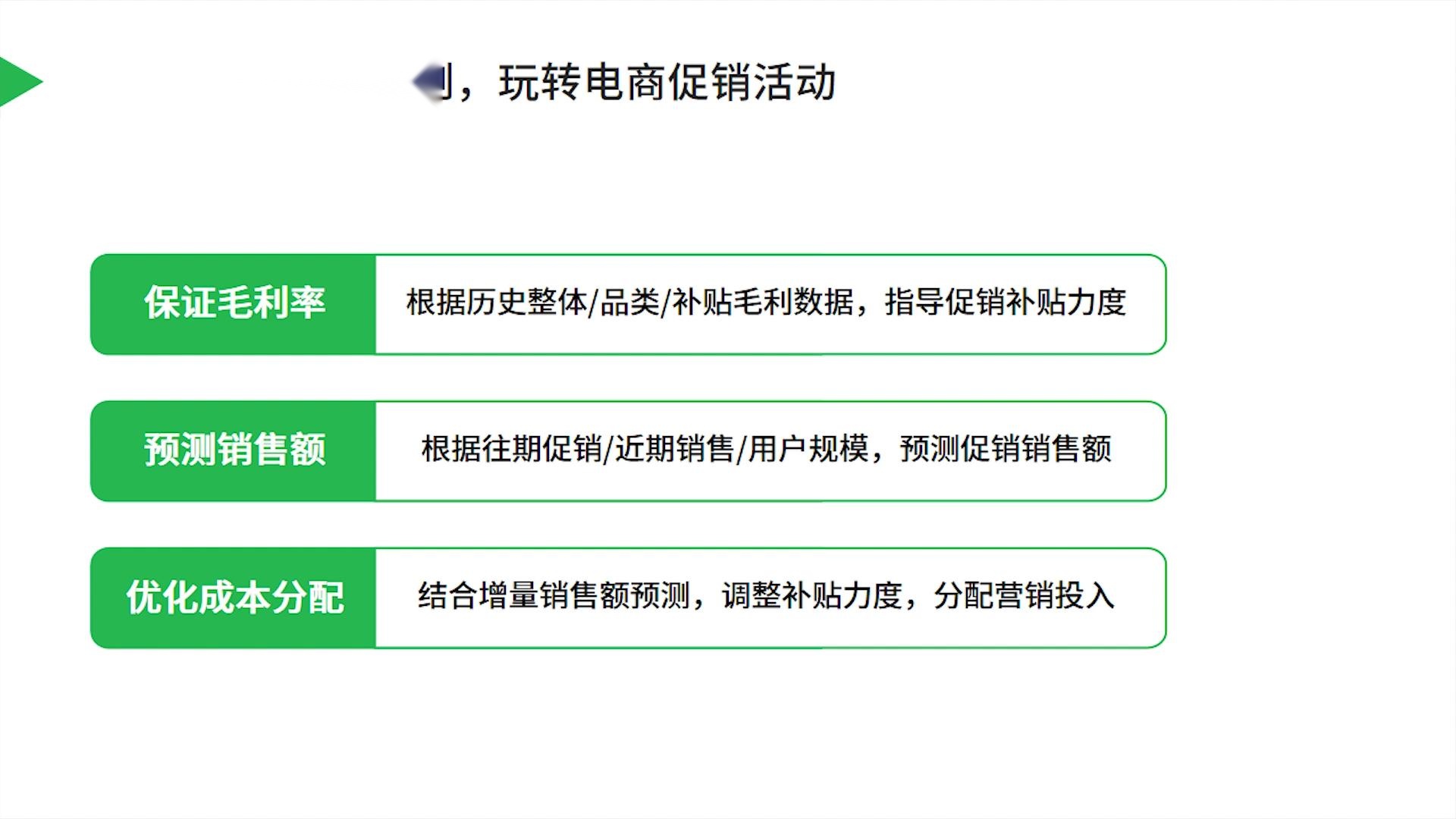 电商平台做促销活动时，如何定好目标策略？